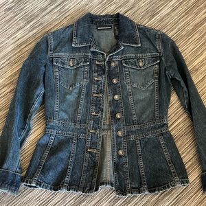DKNY Jeans Fitted Denim Jacket